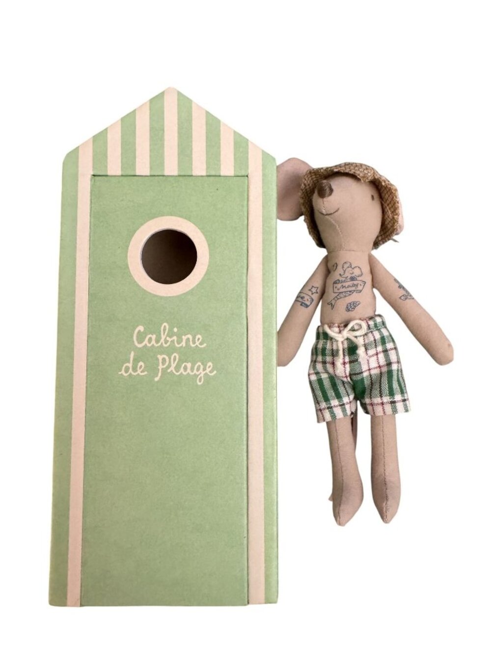 NEW Maileg Dad Mouse In Cabine De Plage Box - Picture 3 of 8